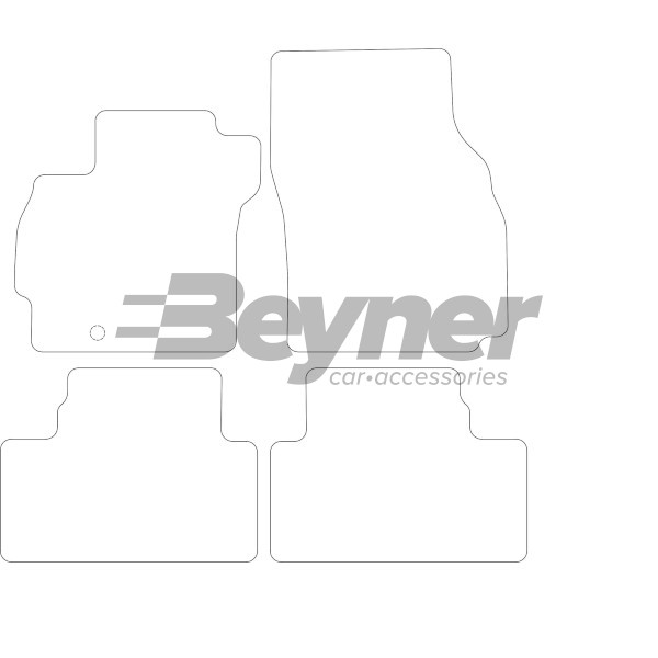 Pasklare stoffen matten Beyner MSV-1474087