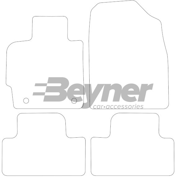 Pasklare stoffen matten Beyner MSV-1474099