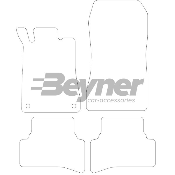 Pasklare stoffen matten Beyner MSV-1474206