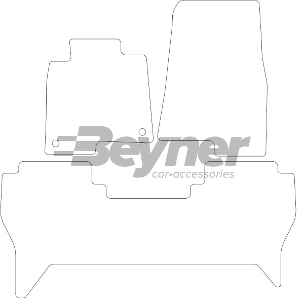 Pasklare stoffen matten Beyner MSV-1474444