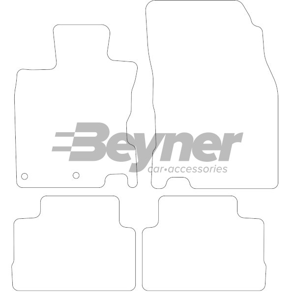 Pasklare stoffen matten Beyner MSV-1474616