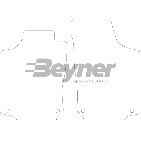 Pasklare stoffen matten Beyner MSV-1474804