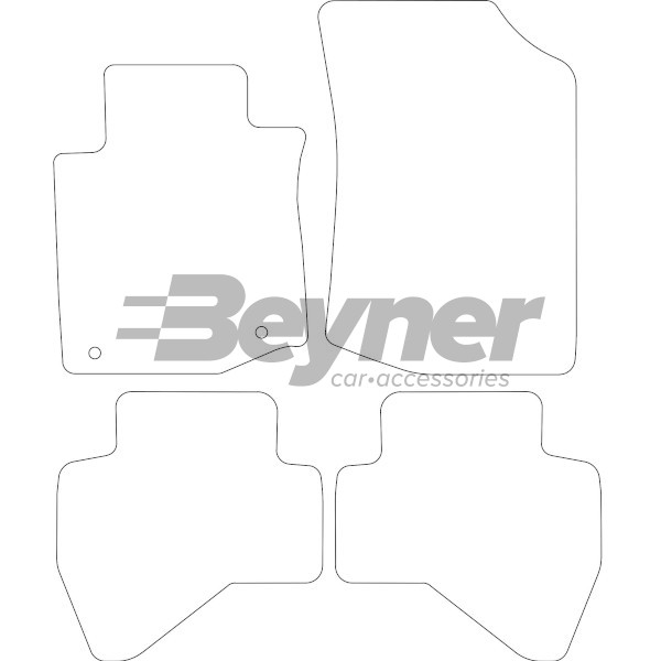 Pasklare stoffen matten Beyner MSV-1474986