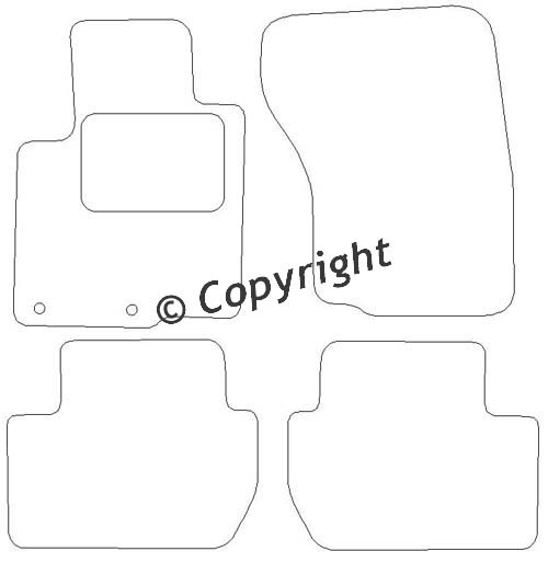 Pasklare stoffen matten Beyner MSV-1475010