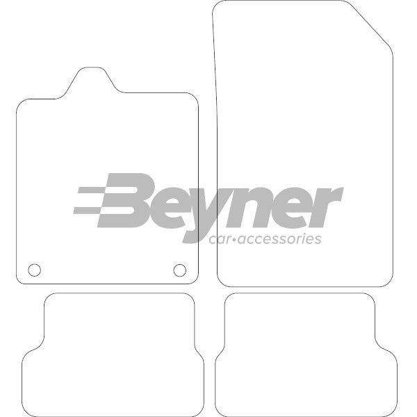 Pasklare stoffen matten Beyner MSV-1475242