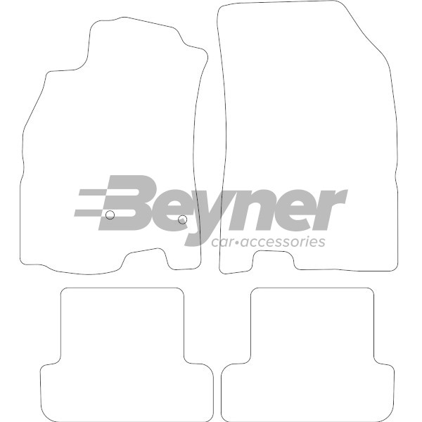 Pasklare stoffen matten Beyner MSV-1475263