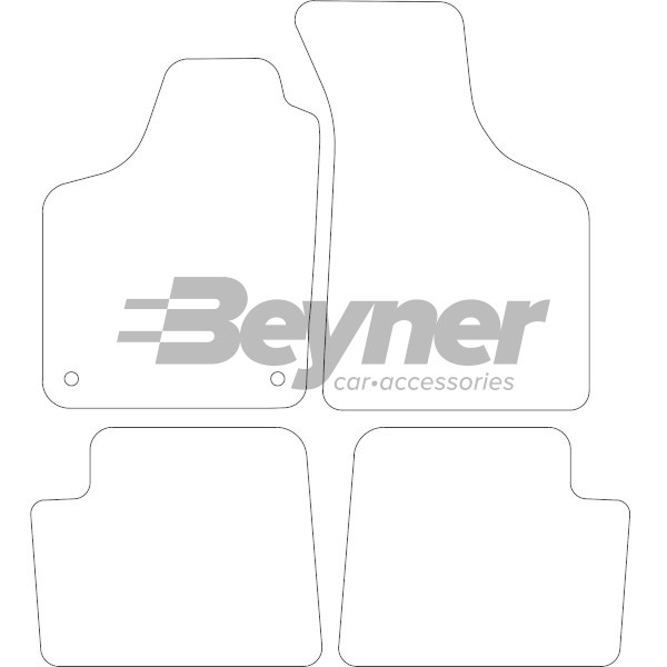 Pasklare stoffen matten Beyner MSV-1475288