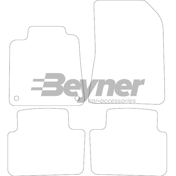 Pasklare stoffen matten Beyner MSV-1475298
