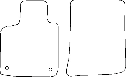 Pasklare stoffen matten Beyner MSV-1475300