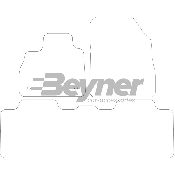 Pasklare stoffen matten Beyner MSV-1475308