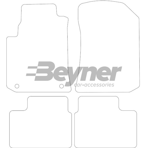 Pasklare stoffen matten Beyner MSV-1475364