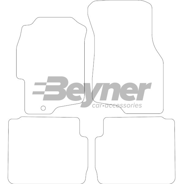 Pasklare stoffen matten Beyner MSV-1475372