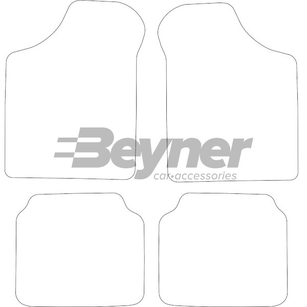 Pasklare stoffen matten Beyner MSV-1475374