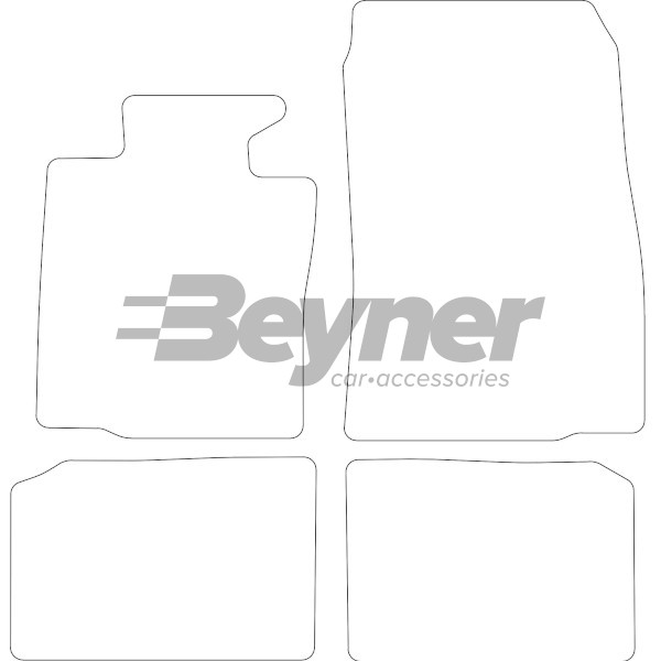 Pasklare stoffen matten Beyner MSV-1475386