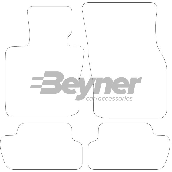 Pasklare stoffen matten Beyner MSV-1475395