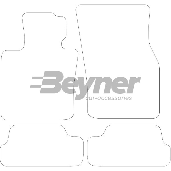 Pasklare stoffen matten Beyner MSV-1475396
