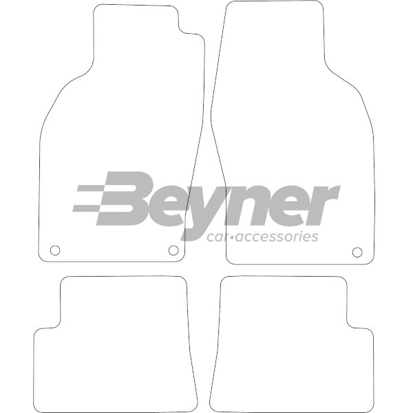 Pasklare stoffen matten Beyner MSV-1475462