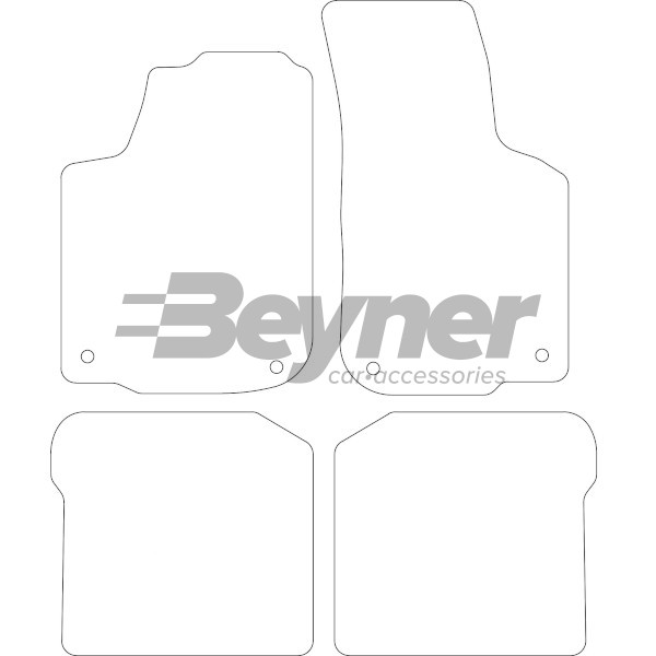 Pasklare stoffen matten Beyner MSV-1475654