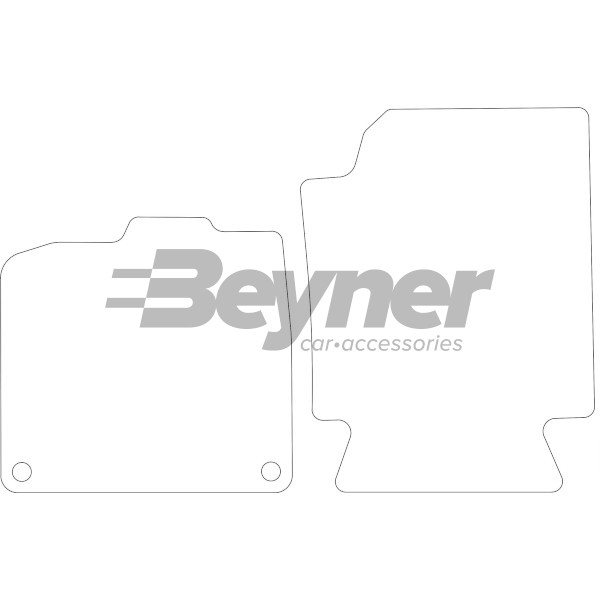 Pasklare stoffen matten Beyner MSV-1475695