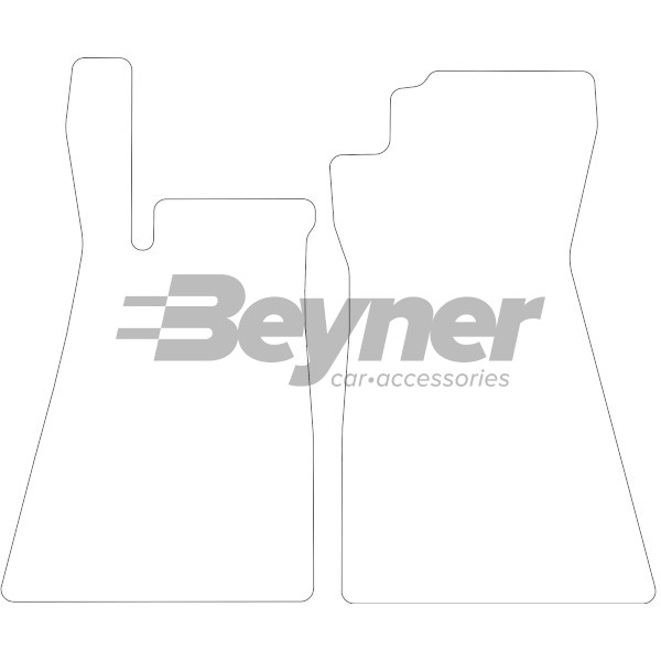 Pasklare stoffen matten Beyner MSV-1475707
