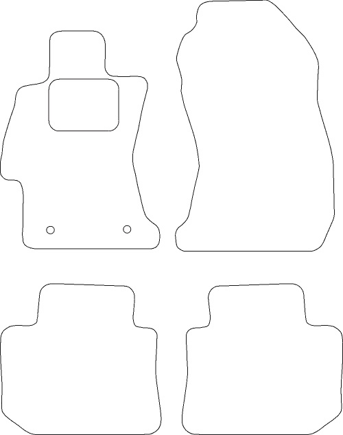 Pasklare stoffen matten Beyner MSV-1475817