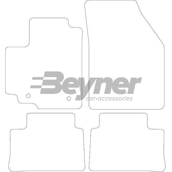 Pasklare stoffen matten Beyner MSV-1475894