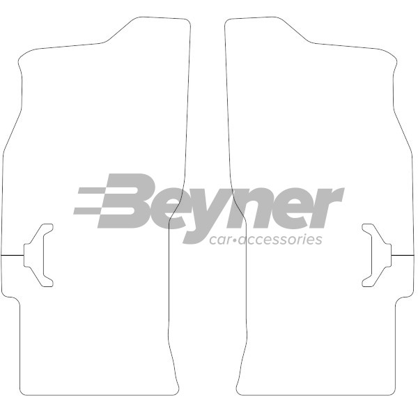 Pasklare stoffen matten Beyner MSV-1475901