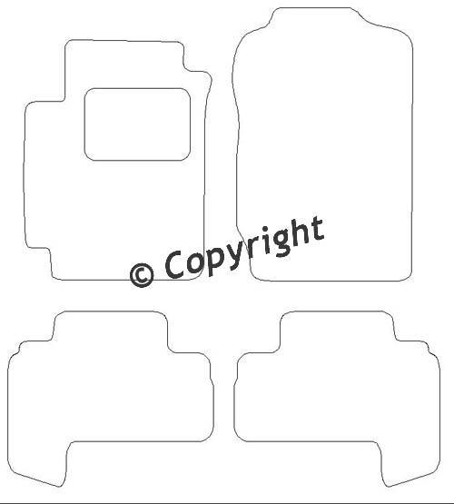 Pasklare stoffen matten Beyner MSV-1475907