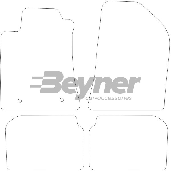 Pasklare stoffen matten Beyner MSV-1475998