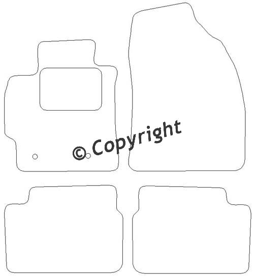 Pasklare stoffen matten Beyner MSV-1476013