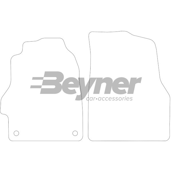 Pasklare stoffen matten Beyner MSV-1476016