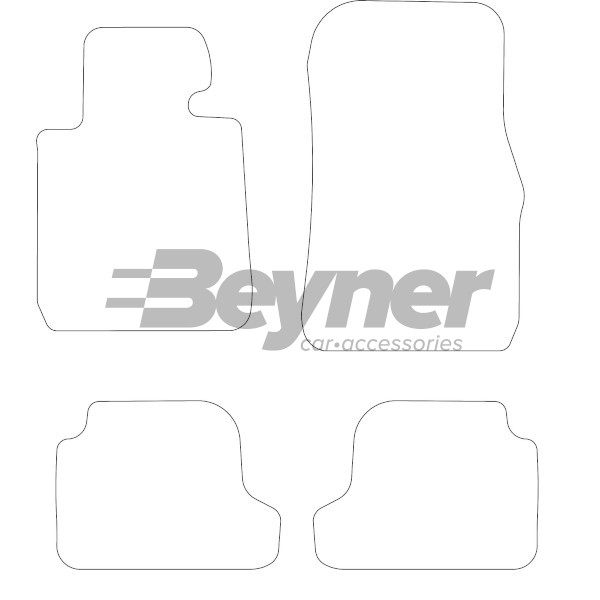 Pasklare stoffen matten Beyner MSV-1478128