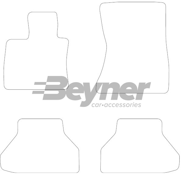 Pasklare stoffen matten Beyner MSV-1478154