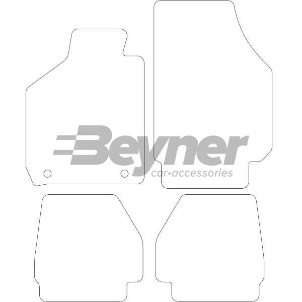 Pasklare stoffen matten Beyner MSV-1478722