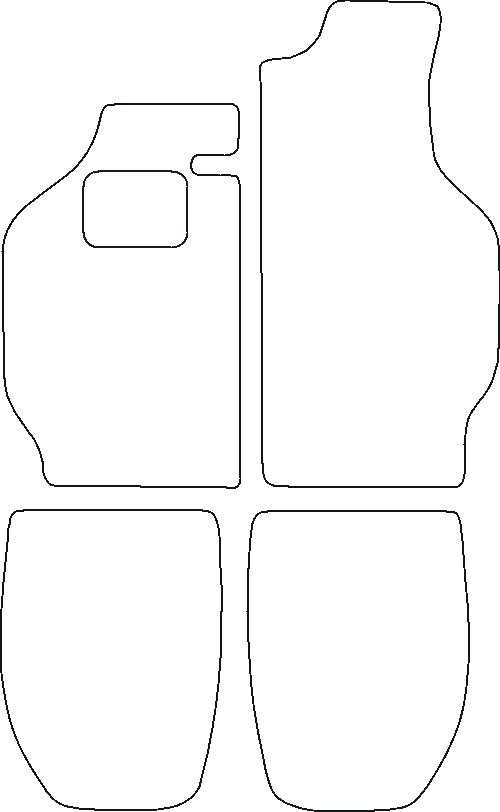 Pasklare stoffen matten Beyner MSV-1478729