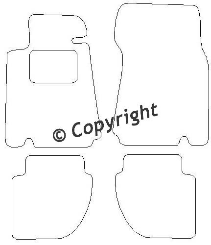 Pasklare stoffen matten Beyner MSV-1478737