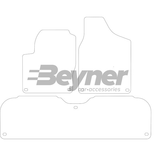 Pasklare stoffen matten Beyner MSV-1479124