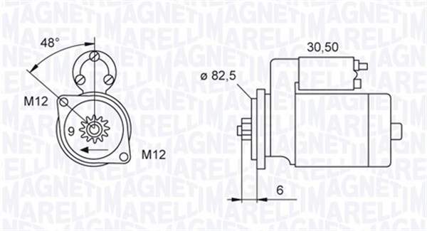 Starter Magneti Marelli 063521240200