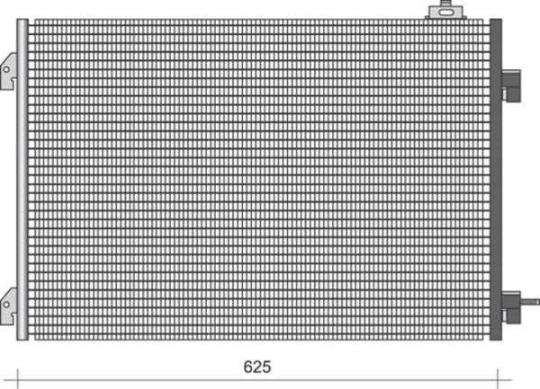 Airco condensor Magneti Marelli 350203341000