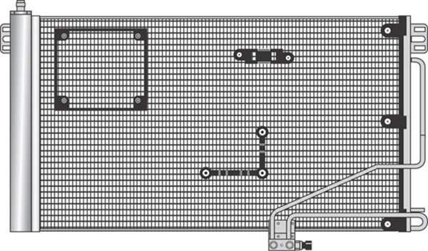 Airco condensor Magneti Marelli 350203370000