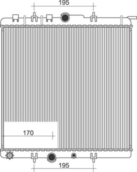 Radiateur Magneti Marelli 350213869000