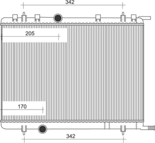Radiateur Magneti Marelli 350213884000