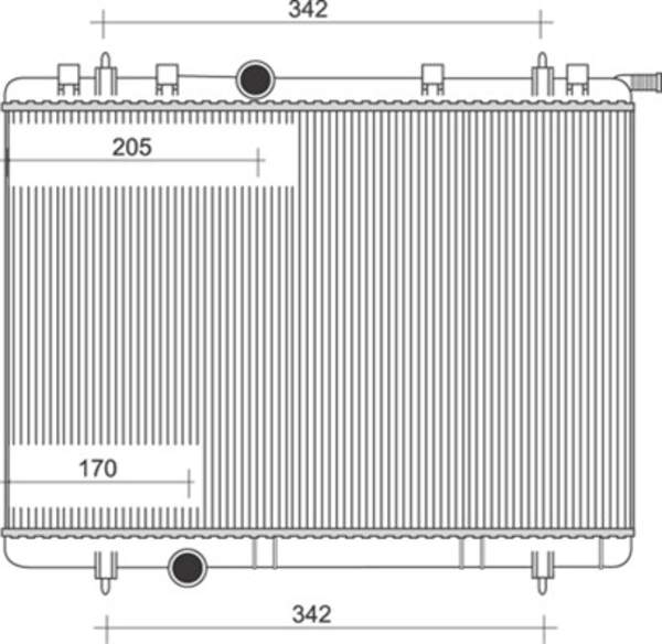 Radiateur Magneti Marelli 350213886000
