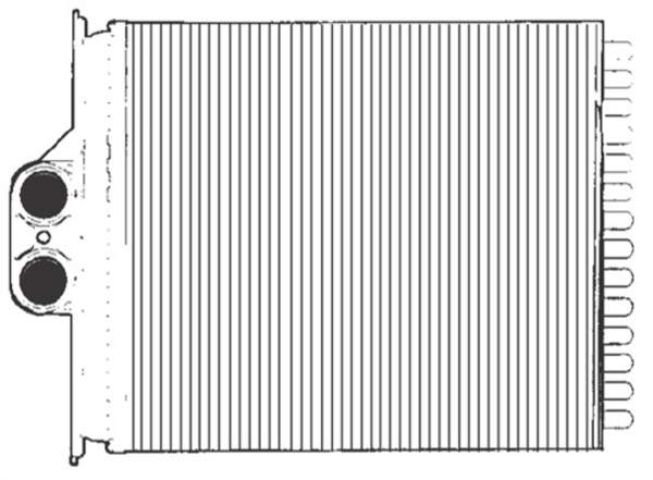 Kachelradiateur Magneti Marelli 350218260000