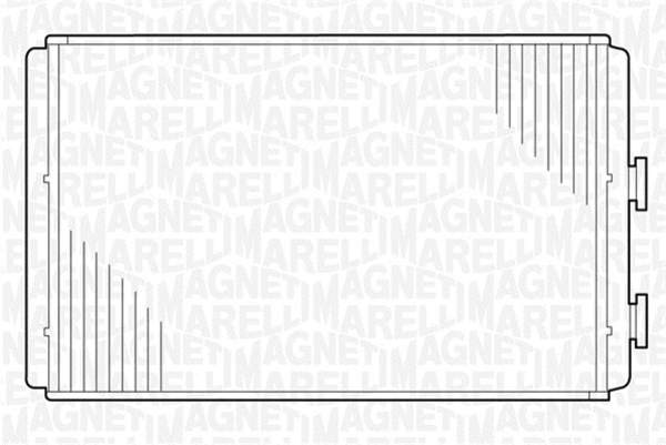 Kachelradiateur Magneti Marelli 350218304000