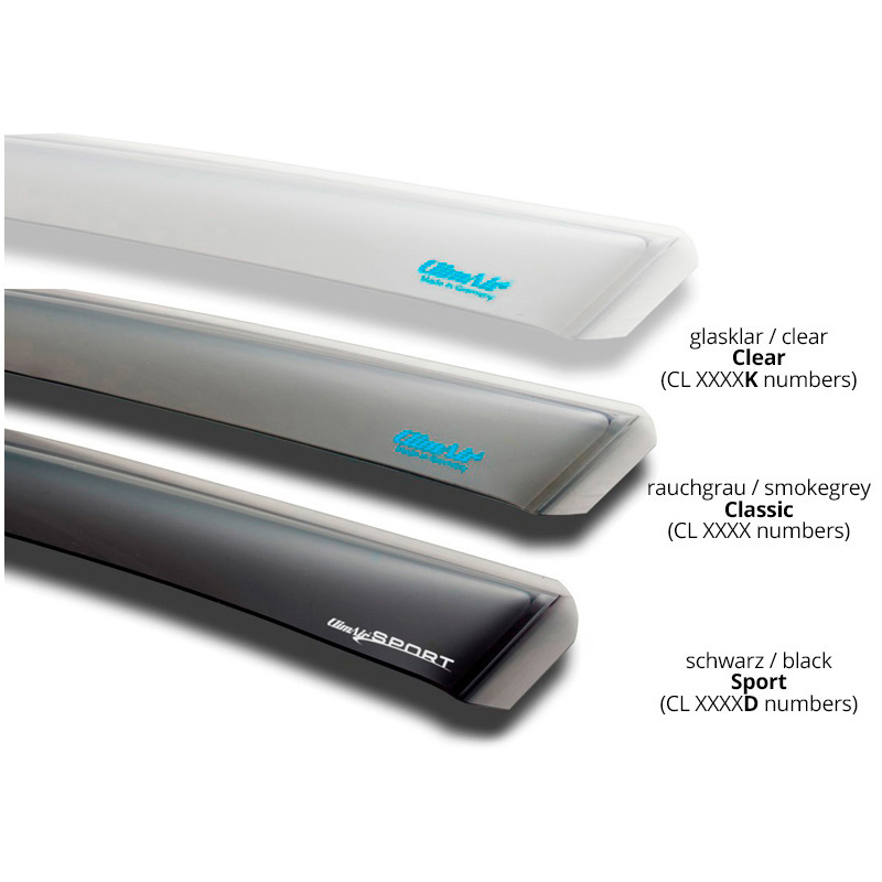 Climair Zijwindschermen Voorzijde CL 0125K