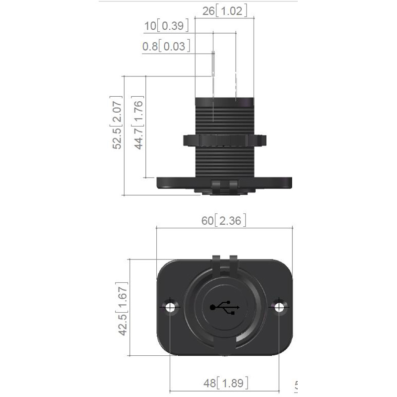 Mijnautoonderdelen USB adapters EU E1094