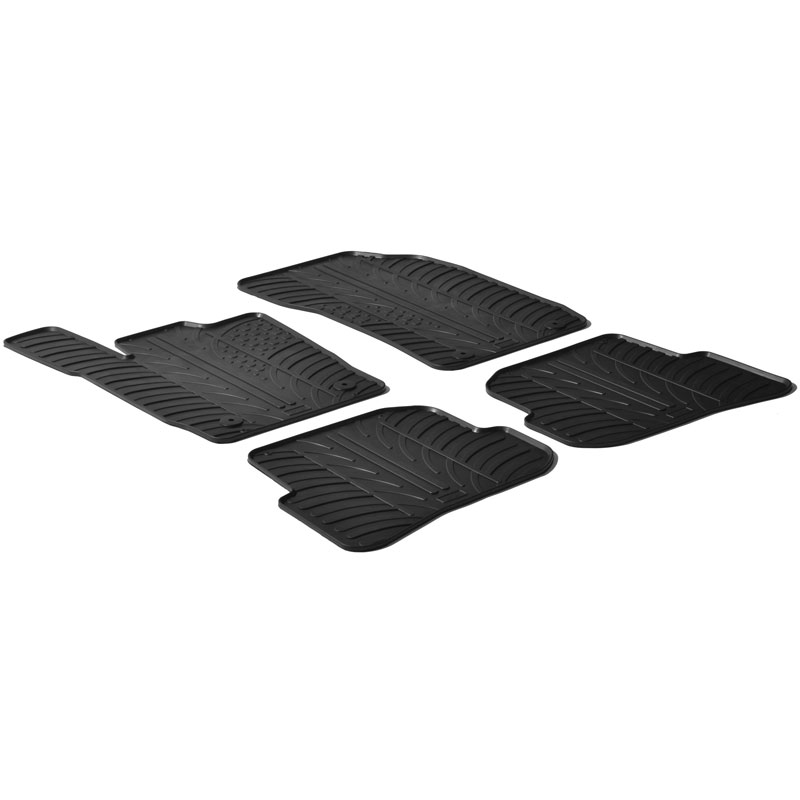 Mijnautoonderdelen Rubber Mat AU A1 10- (T 4-delig+fix GL 0244