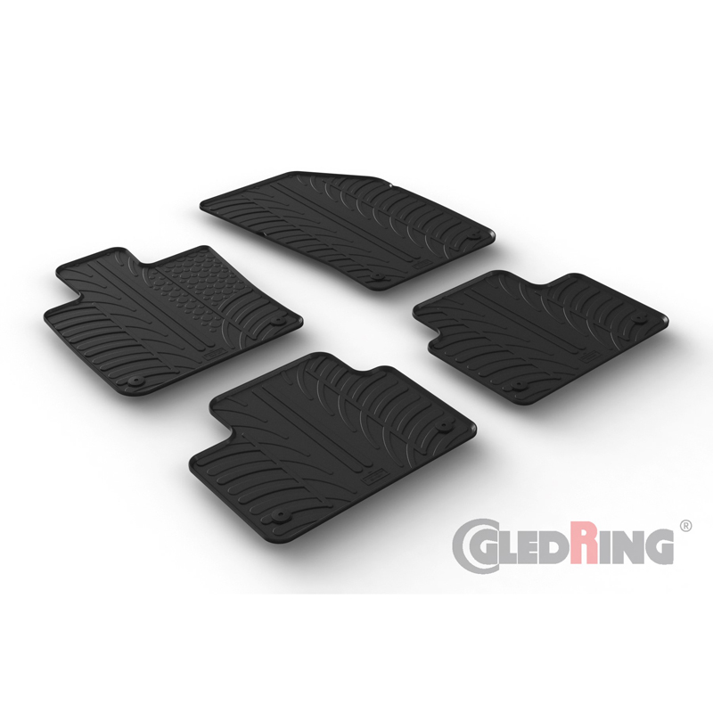 Pasklare rubber matten Gledring GL 0395