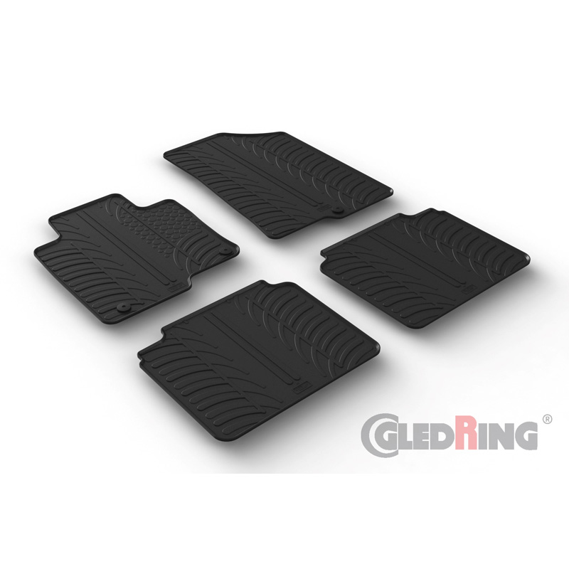 Pasklare rubber matten Gledring GL 0623